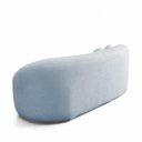 Ver imagem 4 de Sofá 2 Lugares Orgânico 160cm Fava CabeCasa MadeiraOriginals Azul