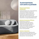 Ver mais imagens de Sofá 2 Lugares Orgânico 160cm Fava CabeCasa MadeiraOriginals Azul
