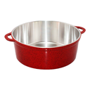 Ver imagem 2 de Caçarola de Aluminio Fundido 36cm - Vermelha Pigmentada