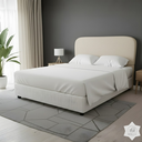 Ver imagem 2 de Cabeceira de Cama Box Casal 140cm Orgânica Bege Claro - Veludo