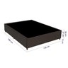 Base Box Casal 27cmx188cmx138cm Sommie Universal Convencional  - 3