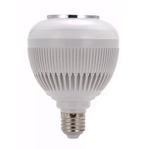 Lâmpada Led Music Bluetooth Rgb 12w Controle Remoto