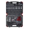 Jogo de Soquetes Sextavados 1/4" 3/8" 1/2" 172 Peças - Gedore Red 3300058 - 2