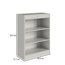 Ver imagem 4 de Estante para Livros Lock 2 Portas Arenas - Art In Móveis
