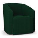 Ver imagem 1 de Poltrona Decorativa Orgânica Stella Max Bouclê Verde D03 - D'Rossi