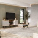 Ver imagem 1 de Conjunto Sala de Estar Tóquio 2 Peças, Rack para TV e Mesa Centro Cor Arenas/Lamina Mel C00D1350MC12