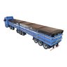 Carreta Scania R450 Rodotrem Graneleiro Madeira Miniatura - Azul Ncs - 9