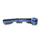 Ver imagem 6 de Carreta Scania R450 Rodotrem Graneleiro Madeira Miniatura - Azul Ncs