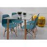 Kit 4 Cadeiras Eiffel Pp Base Madeira Desmontada  - 2