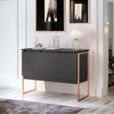 Ver imagem 1 de Buffet Aparador Luxo Roma - Preto Cobre