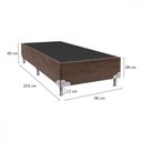 Ver imagem 2 de Base para Cama Box Solteirão 96x203x28 Sued Marrom Portobel
