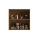 Ver imagem 4 de Armário Aéreo de Cozinha 70cm com 2 Portas Domus Espresso Móveis Marrom/Nogal/Royal