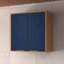 Ver imagem 1 de Armário Aéreo de Cozinha 70cm com 2 Portas Domus Espresso Móveis Marrom/Nogal/Royal