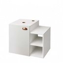 Ver imagem 6 de Gabinete Suspenso Íbis 1 Porta MDP 57cm Branco com Cuba e Espelho Pontto Lavabo