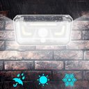 Ver imagem 7 de Luminaria Solar Bionc Sensor Presença Movimento Spot Led Branco Frio Lampada Externa Pared Casa Quin