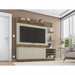 Estante Home para TV até 65 Polegadas 2 Portas 6 Prateleiras Clap Caemmun - 2 Estante Home para TV até 65 Polegadas 2 Portas 6 Prateleiras Clap Caemmun - 2
