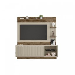 Estante Home para TV até 65 Polegadas 2 Portas 6 Prateleiras Clap Caemmun - 4 Estante Home para TV até 65 Polegadas 2 Portas 6 Prateleiras Clap Caemmun - 4