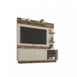 Estante Home para TV até 65 Polegadas 2 Portas 6 Prateleiras Clap Caemmun - 6 Estante Home para TV até 65 Polegadas 2 Portas 6 Prateleiras Clap Caemmun - 6
