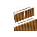 Ver imagem 4 de Painel de Cozinha Ripado 0.4 Modular Placa/regua Parede 039x250cm Nature Fosco - Linea Brasil