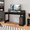 Mesa Gamer Escrivaninha 136cm com Apoio para CPU  - 1