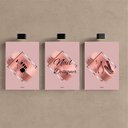 Ver imagem 2 de Kit 3 Quadro Decorativo Nair Designer Manicure Unhas Salão 40x28