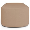 Ver imagem 7 de Puff Decorativo Orgânico para Living Quarto 100cm Doha W01 Linho Bege Escuro - Lyam Decor