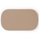 Ver imagem 6 de Puff Decorativo Orgânico para Living Quarto 100cm Doha W01 Linho Bege Escuro - Lyam Decor