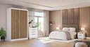 Ver imagem 4 de Guarda Roupas 2 Portas de Correr Kappesberg N571 Branco Flex