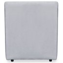 Ver imagem 5 de Escada Pet 46cm Estofada para Cachorro Nuvem R01 Veludo Cinza Claro - Annie Decor