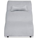 Ver imagem 6 de Escada Pet 46cm Estofada para Cachorro Nuvem R01 Veludo Cinza Claro - Annie Decor