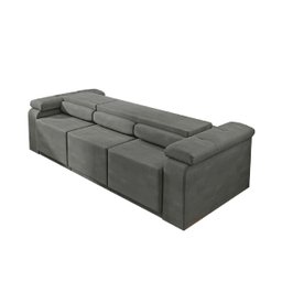 Sofá Retrátil Fox 3 Lugares 2,10m em Suede  - 4