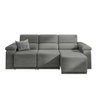 Sofá Retrátil Fox 3 Lugares 2,10m em Suede  - 3
