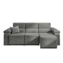 Ver imagem 3 de Sofá Retrátil Fox 3 Lugares 2,10m em Suede