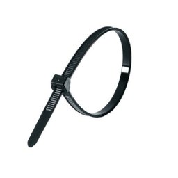 Abraçadeira de Nylon Preta 2,5mm X 100mm com 1.000un Vila - 1