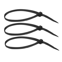 Abraçadeira de Nylon Preta 2,5mm X 100mm com 1.000un Vila - 2