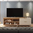 Ver mais imagens de Conjunto Rack com Painel para TV até 55 Polegadas Multi Harmony Caemmun