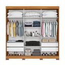 Ver imagem 3 de Guarda-Roupa NT 5020 Freijó com Off White - Notável