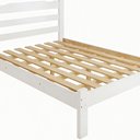 Ver imagem 3 de Cama de Casal Esmeralda em Madeira Maciça Branco Repleta
