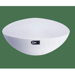 Saladeira Triangular Tigela Plástica 5l Branca Essential Coza Pote Sobremesa Pipoca - 4