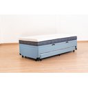 Ver imagem 3 de Cama 3 em 1 Solteiro Serenelife - Suede Cinza Claro