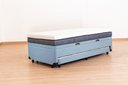 Ver imagem 3 de Cama 3 em 1 Solteiro Serenelife - Suede Cinza Claro