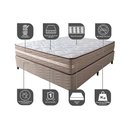 Ver imagem 3 de Cama Box Casal (Colchão + Box) 138x188x60 de Molas Ensacadas Cama inBox Smart Gold Bege