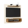 Painel para TV Intense até 32 Polegadas Várias Cores - Moweis - Offwhite com Freijó - 1