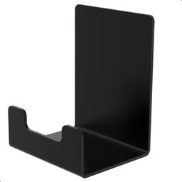 Cabide Gancho de Parede Toalha Banheiro Preto Adesivo F.elg - 4