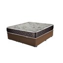 Ver imagem 4 de Cama Box Baú King Colchão Aylla Espuma D33 NK Camas + Box Sintético 71x193x203 Cor:Marrom