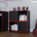 Ver imagem 6 de Balcão para Escritório 2 Portas 2 Nichos Pixel