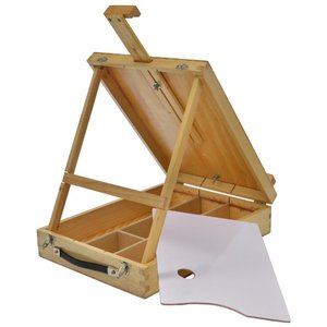 Estojo Cavalete de Pintura da Vinci Souza e Cia - Pinus Luxo