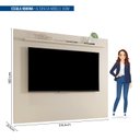 Ver imagem 3 de Painel para TV até 75 Polegadas 182cmx216,4cm 1 Prateleira Soberano