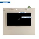 Ver imagem 4 de Painel para TV até 75 Polegadas 182cmx216,4cm 1 Prateleira Soberano