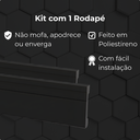 Ver imagem 5 de Kit 1 Rodapé de Poliestireno 7cm Altura Barra 2m